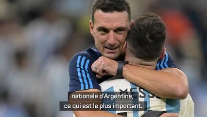 Argentine - Scaloni parlera avec Messi avant de décider de son futur