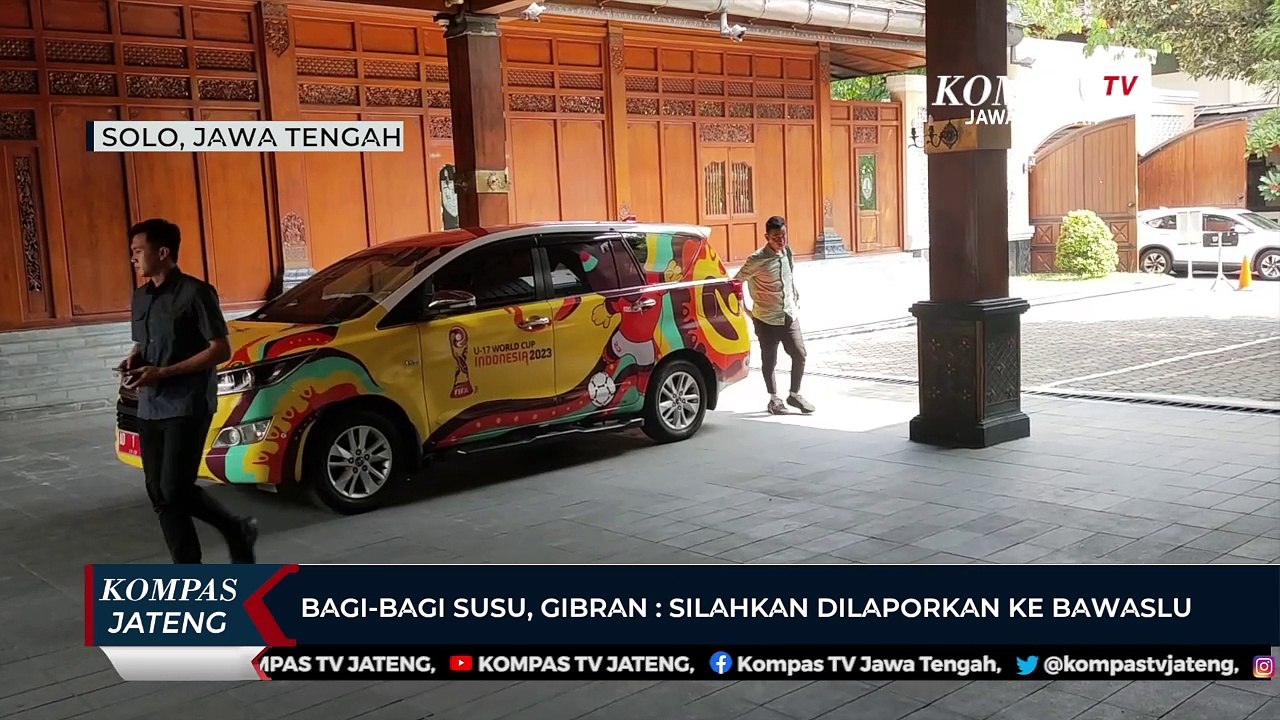 Bagi-bagi Susu, Gibran: Silahkan Dilaporkan Ke Bawaslu