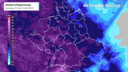 Milde Luftmassen und viel Regen sorgen in Deutschland für starkes Tauwetter!