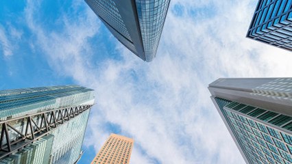 Downtown Tokyo Time Lapse View.