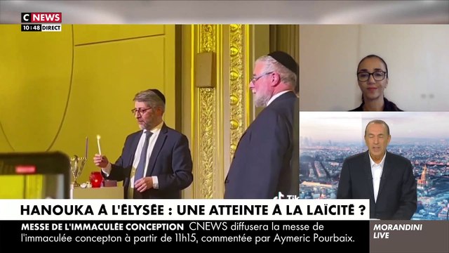 EXCLU - Hanouka à l'Elysée - La présidente de l’Organisation Juive Européenne réagit dans Morandini Live : C’est pathétique ! Emmanuel Macron instrumentalise les juifs de France à des fins politiques - Regardez