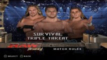 WWE Chris Benoit vs Shawn Michaels vs Edge Raw 18 October 2004 | SmackDown vs Raw PCSX2
