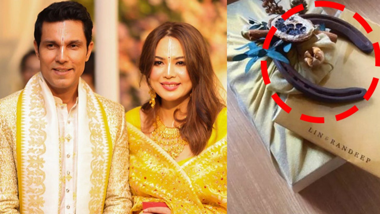 Randeep Hooda Lin Laishram Mumbai Reception Invitation Card Viral, Real Horseshoe...| Boldsky