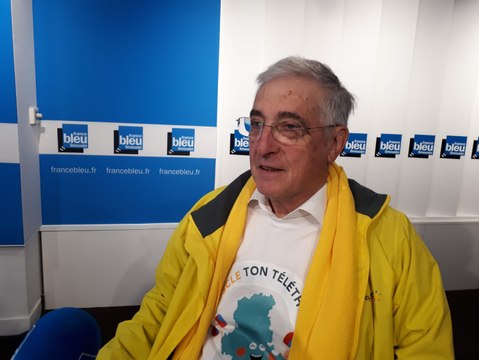 Marcel Ribière, coordinateur du Téléthon en Haute-Vienne, pour le lancement de la 37e édition