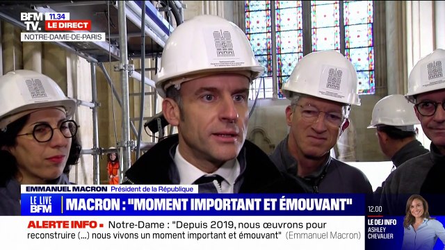 Emmanuel Macron annonce un concours ouvert aux artistes pour créer six vitraux contemporains pour Notre-Dame