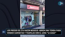 Los presos de ETA hacen negocio: abren una tienda para vender camisetas y txapelas con el lema 