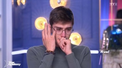 Un moment poignant : Axel ému aux larmes suite à sa nomination dans la Star Academy (TF1)