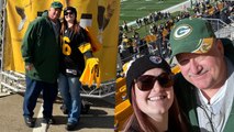 Sweet Dad Surprised With Ticket To First-Ever Green Bay Packers Game | Happily TV