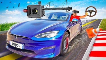 Je conduis ma Tesla à la 3ème personne !
