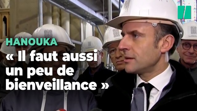 Il faut savoir raison garder , répond Macron sur Hanouka à l'Elysée