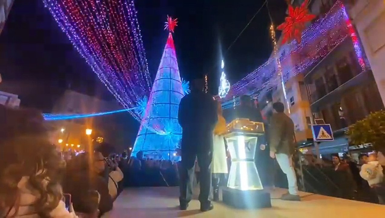 Espectáculo de luz y sonido de Navidad en Puente Genil
