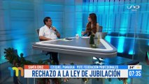 Rechazo a la ley de jubilación