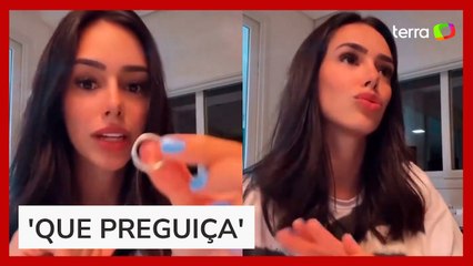 Bruna Biancardi rebate internautas e nega estar usando aliança com Neymar: 'Levada no assalto'