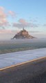 Le Mont-Saint-Michel filmé dans toute sa splendeur par Lamso Sakho. 