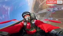 Hava Kuvvetleri Komutanı Orgeneral Ziya Cemal Kadıoğlu Türk Yıldızları'nın eğitim uçuşuna katıldı