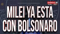 Javier Milei ya está reunido con Jair Bolsonaro