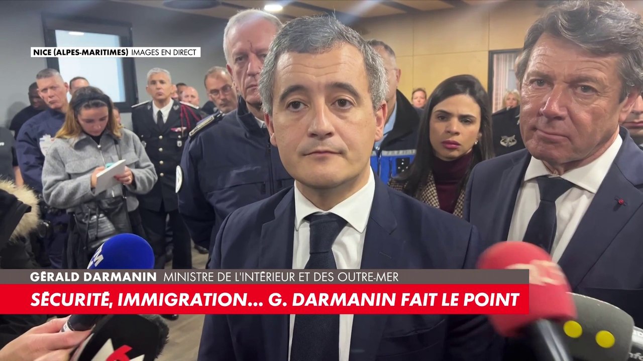 Gérald Darmanin : «On voit bien qu'il y a trois...