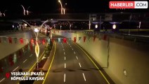 Şahinbey Belediyesi'nin yaptığı 3 katlı köprülü kavşak ile trafik sorunu tarih oldu
