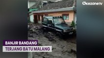 Detik-Detik Banjir Bandang Terjang Permukiman Warga di Kota Batu