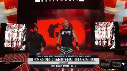 Claudio Castagnoli Entrance: AEW Dynamite, Sept. 27, 2023
