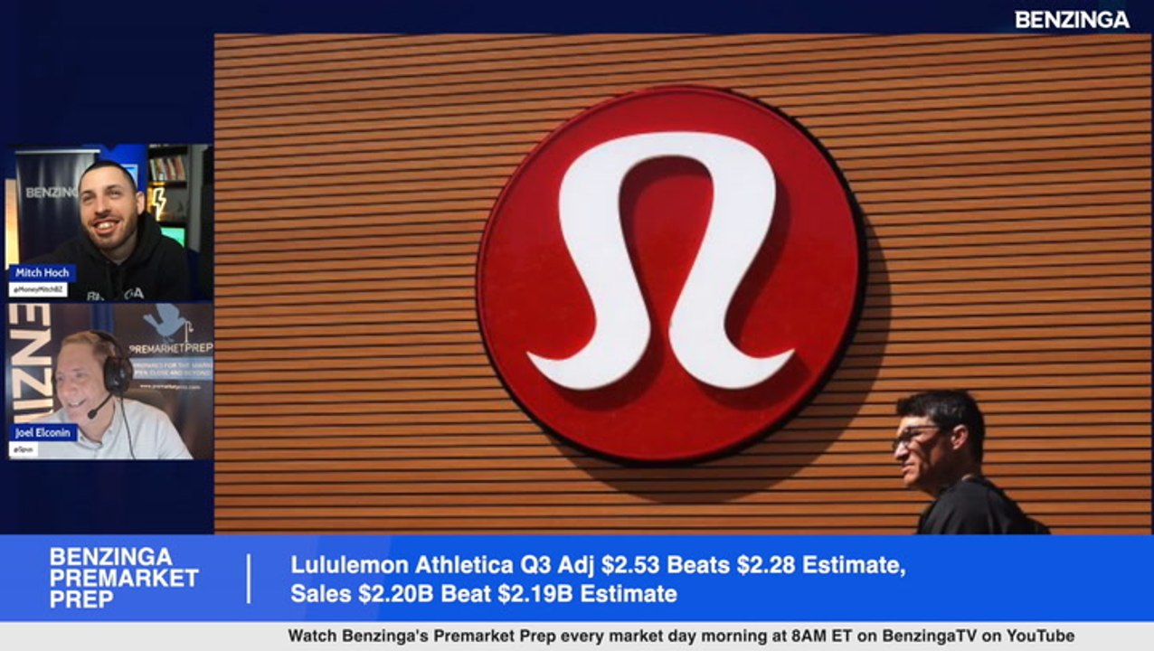 Lululemon Shares Are Trading Lower After The Company Reported Q3