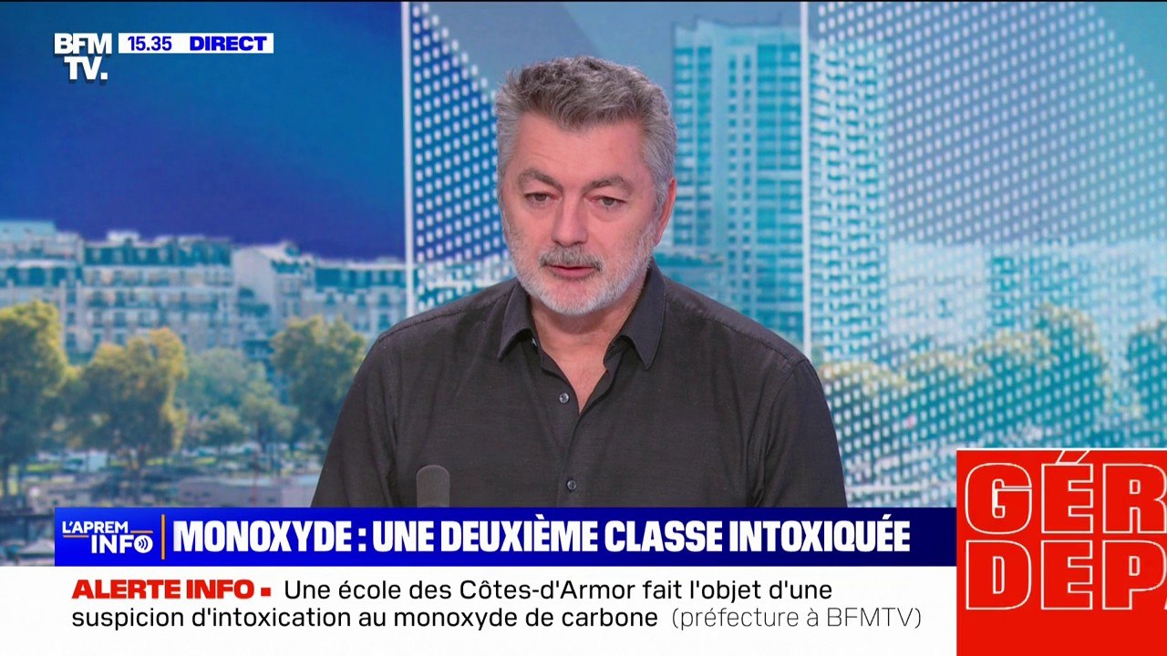 Intoxication en Bretagne: "Les enfants sont beaucoup plus sensibles à l'intoxication au monoxyde de carbone" indique Ludovic Pinganaud, ancien pompier