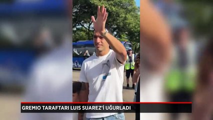 Luis Suarez, Gremio taraftarıyla vedalaştı