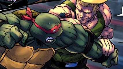 TMNT vs Street Fighter Round 1: Rafa vs Guile