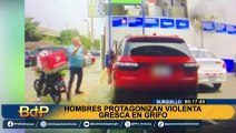 Surquillo: hombres se agarran a golpes en inmediaciones de un grifo