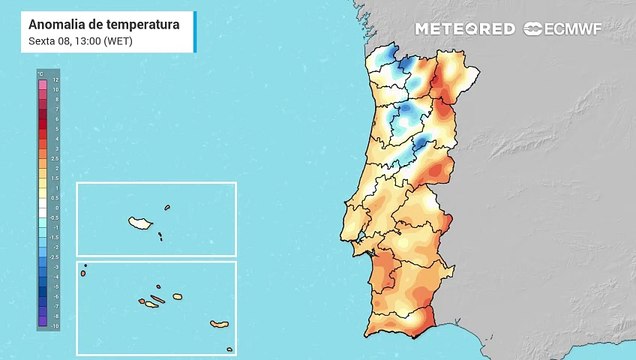 Próximos dias com temperaturas invulgarmente elevadas para a época do ano em Portugal continental