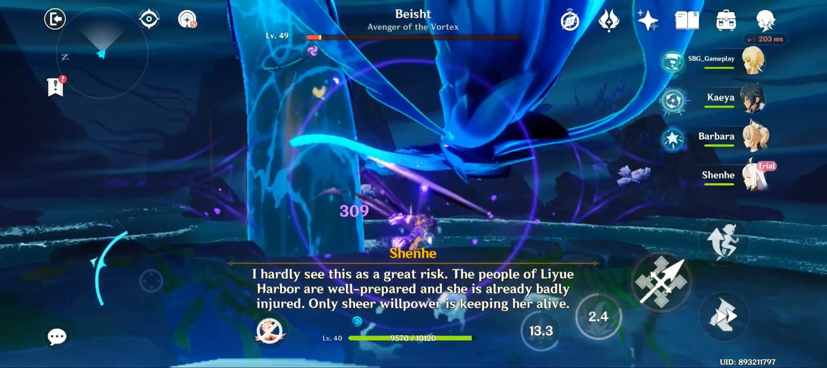 Liyue Saved By Shenhe || Part 2 || Genshin Impact CutScenes || Genshin Impact Gameplay - SBG Gameplay