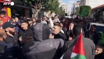 Gaza, manifestazione di sostegno a Ramallah