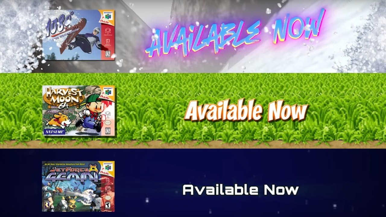 Mit Nintendo Switch Online und Erweiterungspass gibt es jetzt drei neuen N64-Spiele