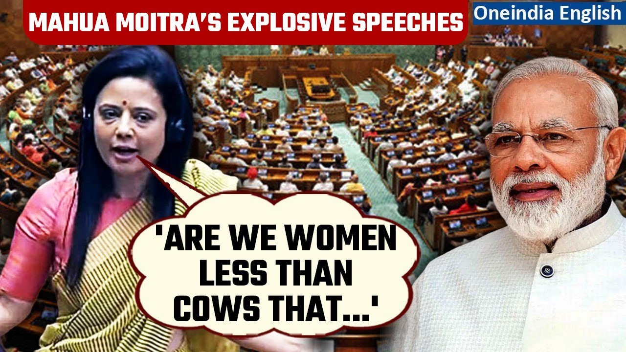 Mahua Moitra Expelled: TMC leader targets Modi government on Women’s Reservation Bill | Oneindia
