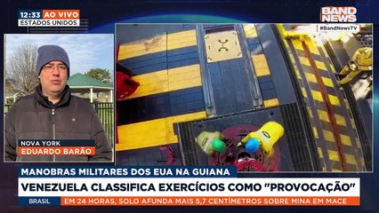 Venezuela classifica ações dos Estados Unidos como " provocação' | BandNews TV