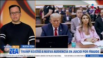 Donald Trump asiste a nueva audiencia en su juicio por fraude