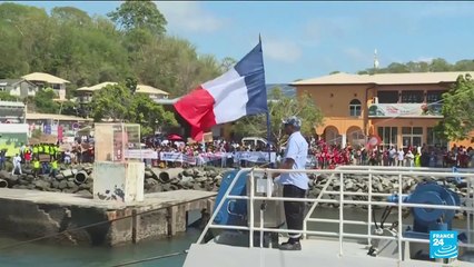 Mayotte : visite éclair d'Elisabeth Borne