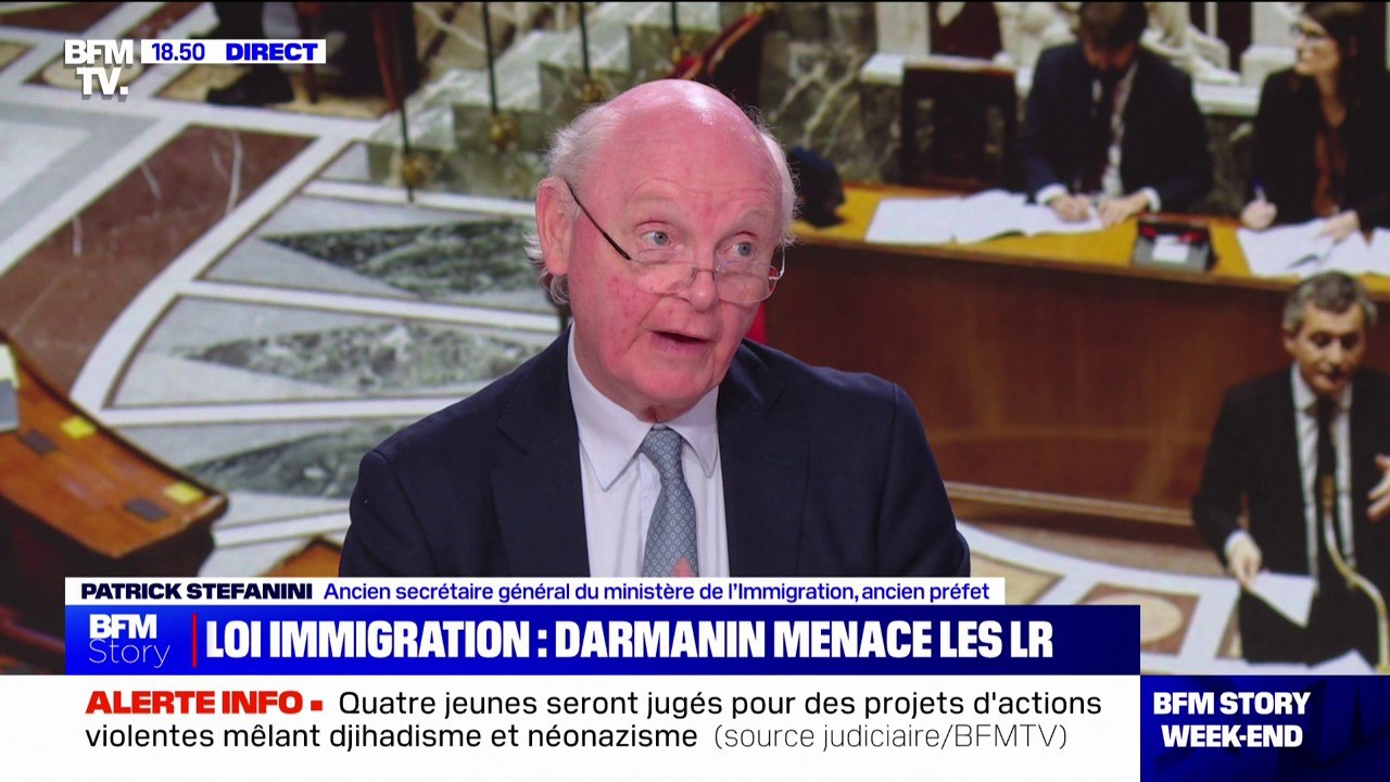 Projet de loi immigration: Patrick Stefanini (ancien secrétaire général du ministère de l’Immigration) y voit "une série d'avancées positives"