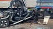 Cinco feridos em engavetamento com seis veículos na BR-116 em Piraquara Duas pessoas sofreram ferimentos graves e foram encaminhadas para hospitais