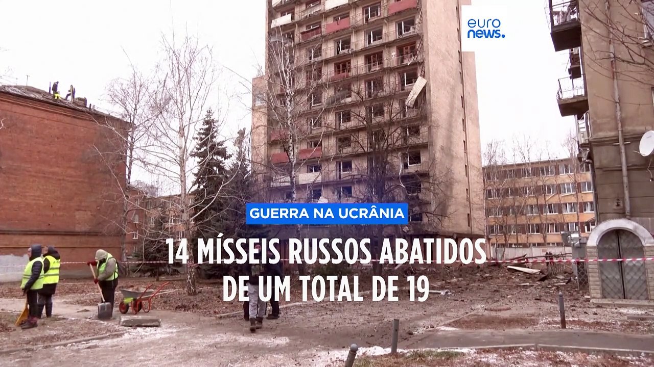 Ataques russos multiplicam-se na Ucrânia: Dnipropetrovsk, Kharkiv e Kherson foram fustigadas