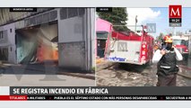 Se reporta incendio en fábrica de unicel en Tepotzotlán, Estado de México