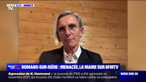 Marie-Hélène Thoraval (maire de Romans-sur-Isère) sur les menaces de mort dont elle est la cible: 