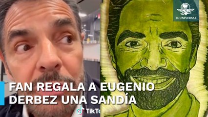 ‘Detienen’ a Eugenio Derbez en aeropuerto de Nueva York por culpa de una sandía