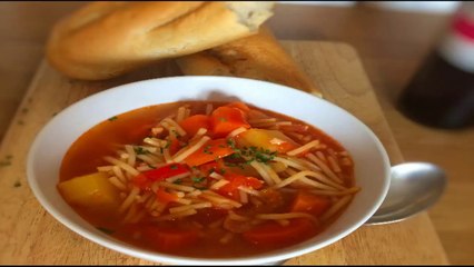 Chunky Italian Minestrone Soup Recipe