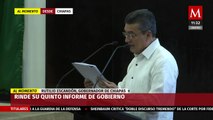 Rutilio Escandón, gobernador de Chiapas, rinde su Quinto Informe de Gobierno