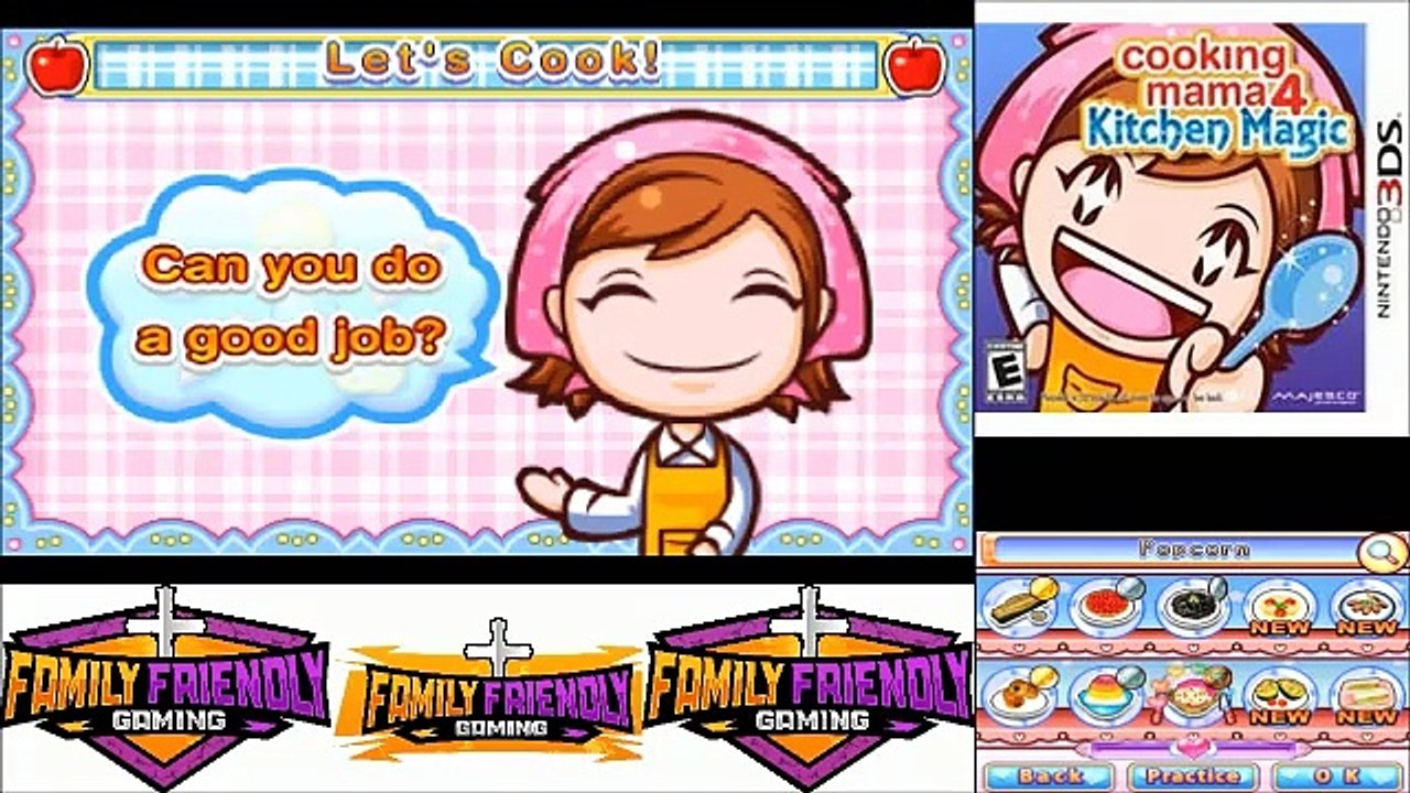 Cooking Mama 4 Kitchen Magic Popcorn