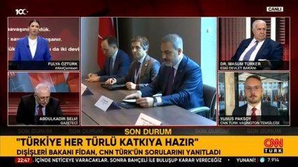 Hakan Fidan CNN TÜRK'ün sorularını yanıtladı: İki devletli çözüm olmazsa bir savaş daha yaşanır