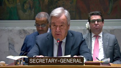 유엔 사무총장, 안보리 회의서 "이스라엘·하마스 즉각 휴전해야" / YTN