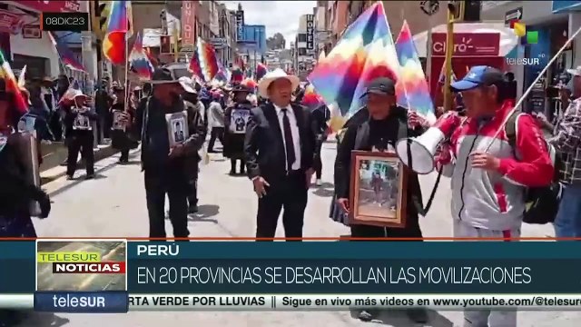 Veinte provincias peruanas en movilizaciones
