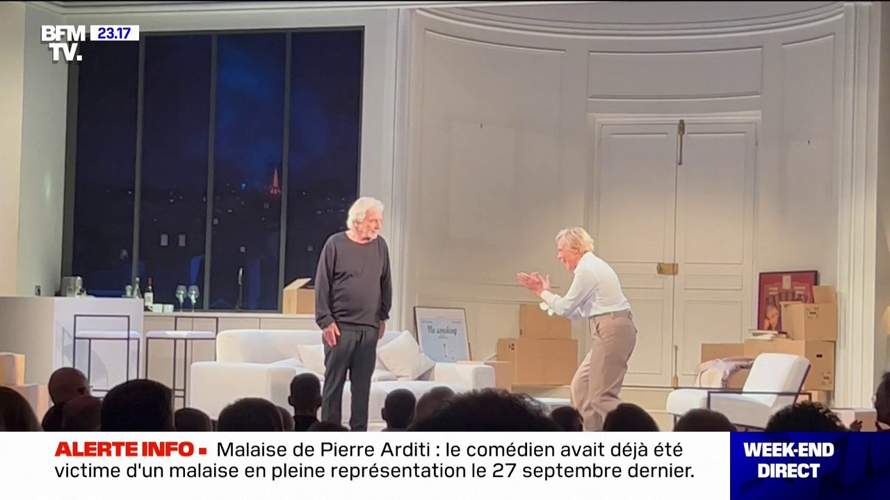 Le comédien Pierre Arditi transporté à l'hôpital en "urgence absolue" après un nouveau malaise sur scène